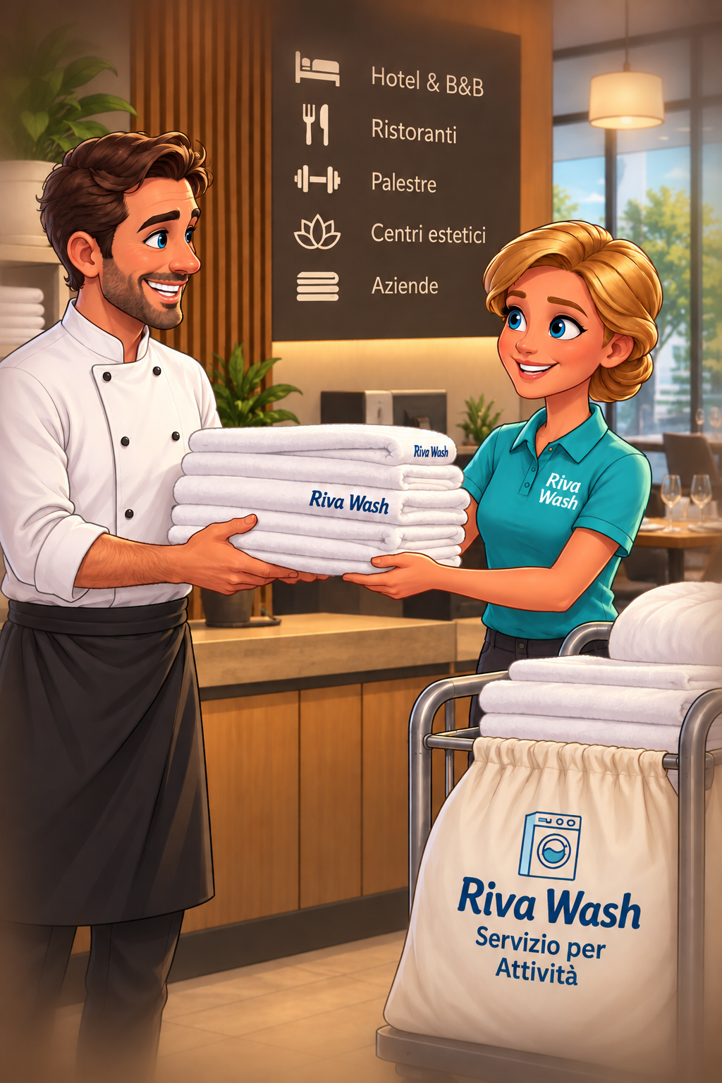 Riva Business - servizio lavanderia per aziende e attività