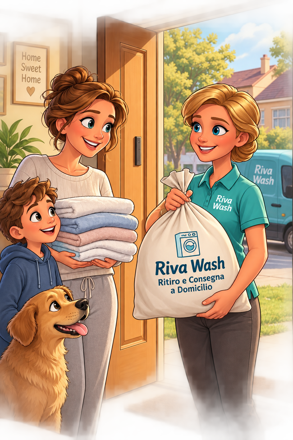 Riva Wash - servizio di ritiro e consegna del bucato a domicilio